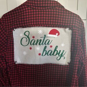Santa Baby Plaid Shirt